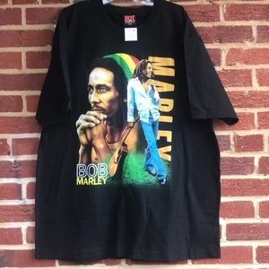 Bob Marley NEW XXL Double Sided t-shirt